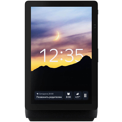 Умная колонка Яндекс Станция Дуо Макс с Алисой на YaGPT чёрный