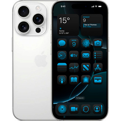 Смартфон Apple iPhone 16 Pro (eSIM) 128 ГБ белый титан